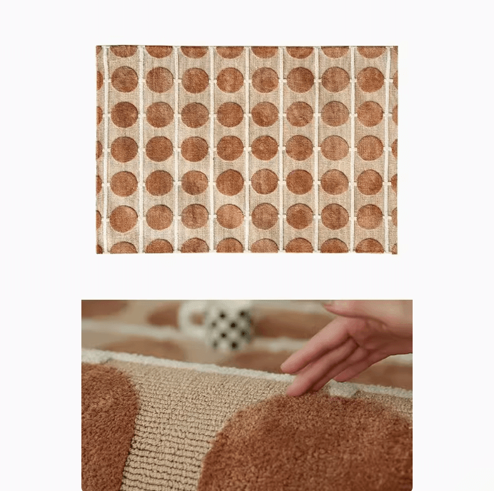 พรม MJHOMEDESIGNS GPSH SERIES ขนาด 160 X 230 ซม. น้ำตาล